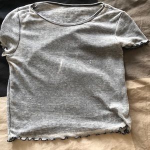 American Eagle Acid Wash Crop Top